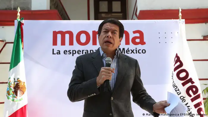 Mario Delgado, presidente nacional del movimiento Morena.