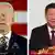 Photo collage of Joe Biden and Xi Jinping