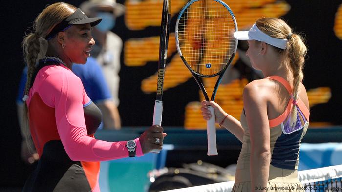 Tennis Australian Open | Serena Williams und Anastasia Potapova Tennis Australian Open | Serena Williams und Anastasia Potapova