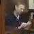 Алексей Навальный на заседании суда по делу о клевете на ветерана