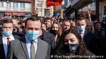 Kosovo Wahlen Wahlkampf Albin Kurti