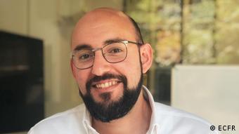 A portrait of Tarek Megerisi, Libya analyst with the ECFR
