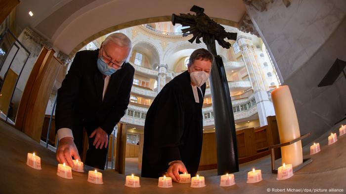 Deutschland 76. Jahrestag der Zerstörung Dresdens Deutschland 76. Jahrestag der Zerstörung Dresdens