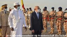 Tschad Ankunft des mauretanischen Präsidenten Mohamed Ould Ghazouani