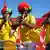 Drei Fußballfans mit ihren Vuvuzelas in Nelspruit (Foto: Coca Cola Südafrika)