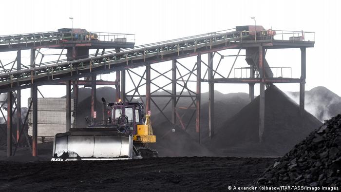 Opencast coal mine in Russia