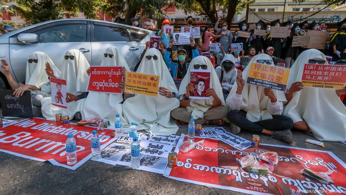 Myanmar |  Protests after the military coup