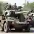 Afrika Tschad Soldaten Frankreich Panzer