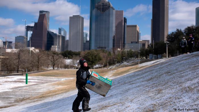 El crudo invierno en Texas, EE. UU. (15.02.2021).