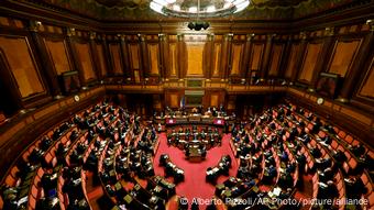 Η αίθουσα της Γερουσίας στην Ιταλία