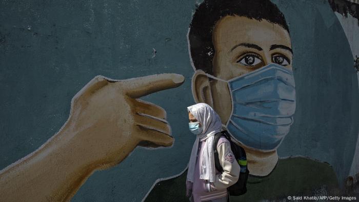 Gazastreifen | Coronavirus | Graffiti in Rafah