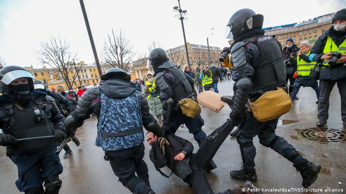 Задержание на акции в Санкт-Петербурге