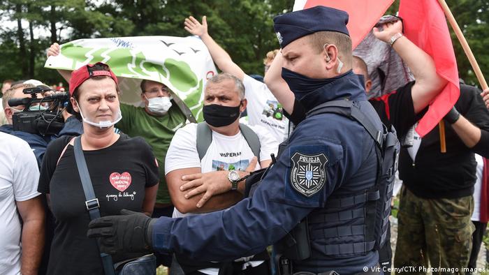 Czechy: protesty przeciwko wydobyciu węgla w Turowie