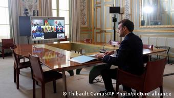 O γάλλος Πρόεδρος Εμμανουέλ Μακρόν 