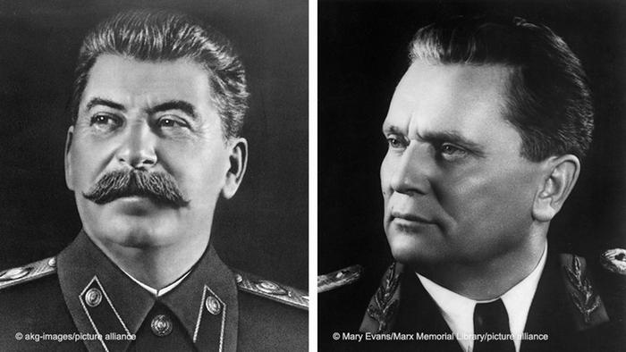 Bildkombo Josef Stalin & Josip Broz Tito