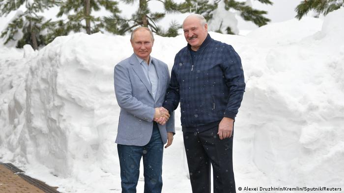 Lukaşenkpo şi Putin la Soci, în februarie 2021