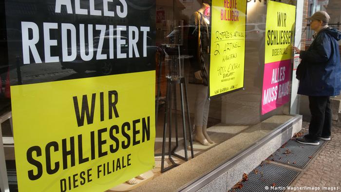Objava o rasprodaji i zatvaranju jedne filijale u Njemačkoj 