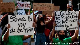 Panama Protest gegen Fürsorgeeinrichtung der Regierung 
