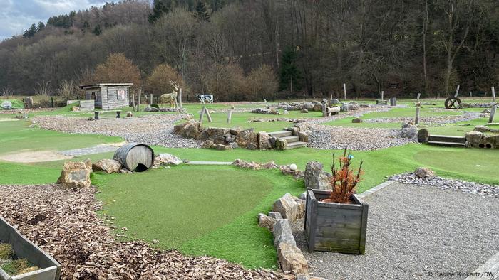 Germany Minigolf course next to the Landhotel Kallbach in Simonskall