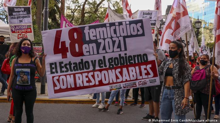 Argentinien I Protest nach dem Mord an Ursula Bahillo