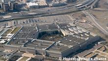 (200213) -- WASHINGTON, Feb. 13, 2020 () -- Photo taken on Feb. 9, 2020 shows the Pentagon seen from an airplane over Washington D.C., the United States. U.S. Defense Department confirmed on Thursday that one U.S. soldier had died in a non-combat incident in Afghanistan. (/Liu Jie)