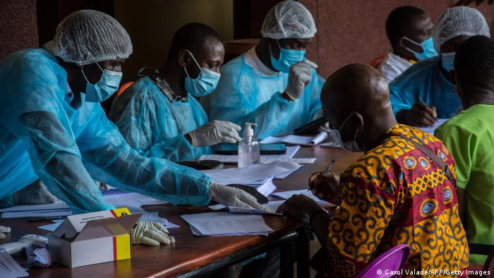 Campagne de vaccination contre le virus Ebola en Guinée 