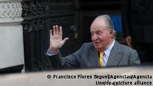 ARCHIV - 10.03.2018, Chile, Santiago de Chile: König Juan Carlos von Spanien. (zu dpa «Spaniens Ex-König Juan Carlos nach Knie-OP aus Krankenhaus entlassen» vom 10.04.2018) Foto: Francisco Flores Seguel/Agenciau/Agencia Uno/dpa +++ dpa-Bildfunk +++