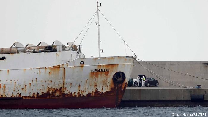 Karim Allah docked in Cartagena, Spain