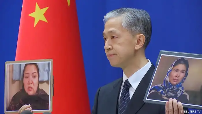 China Peking | Sprecher des Außenministerium - Wang Wenbin während Pressekonferenz