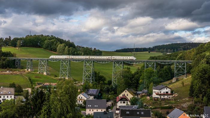 Rail test track near Annaberg-Buchholz