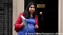Attorney General Suella Braverman, Conservative Party MP for Fareham, leaves 10 Downing Street in London, England, on February 23, 2021. (Photo by David Cliff/NurPhoto)