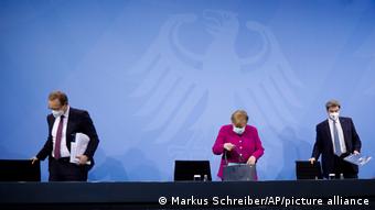 Pressekonferenz I Coronavirus I Angela Merkel I Michael Mueller I Markus Soeder