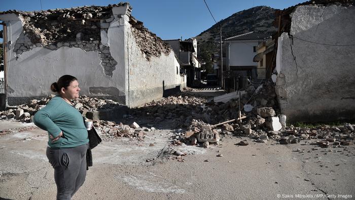 Weltspiegel 04.03.2021 | Griechenland Erdbeben | Schäden in Damasi, Tyrnavos