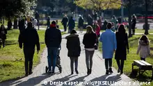 Citizens seen walking without respecting epidemiological measures in Mostar, Bosnia and Herzegovina on December 19, 2020. Photo: Denis Kapetanovic/PIXSELL