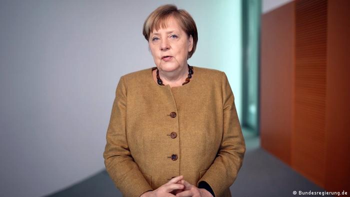 Screenshot Video-Podcast Kanzlerin Merkel | Weltfrauentag. 