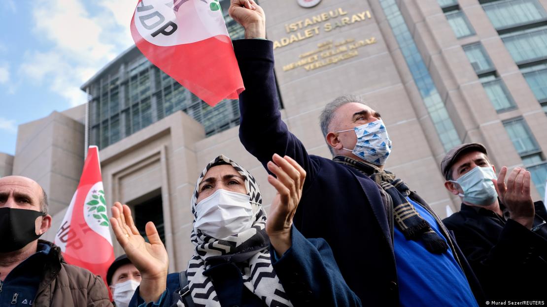 HDP'lilerin bir gösterisi