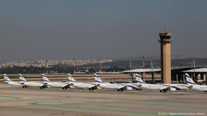 Tel Aviv | Ben Gurion International Airport | geparkte Flieger Tel Aviv | Ben Gurion International Airport | geparkte Flieger