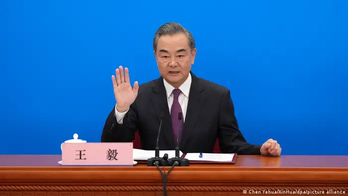 China Peking Außenminister Wang Yi