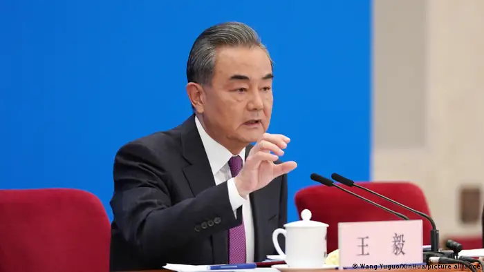 China Peking Außenminister Wang Yi