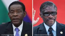 Äquatorialguinea: Präsident Teodoro Obiang Nguema Mbasogo und Vizepräsident Teodoro Nguema Obiang Mangue