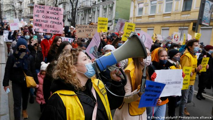 На Марші жінок у Києві вимагали ратифікації Стамбульської конвенції