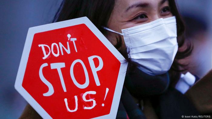 Weltfrauentag | Japan | Demonstration in Tokio