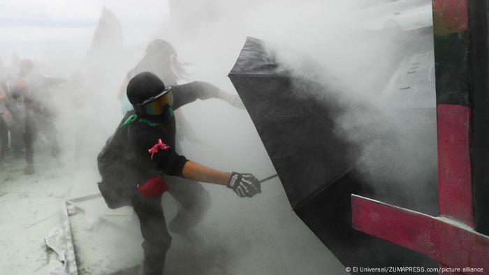 Foto de manifestantes en México