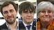 Toni Comin, Carles Puigdemont and Clara Ponsati Toni Comin, Carles Puigdemont and Clara Ponsati