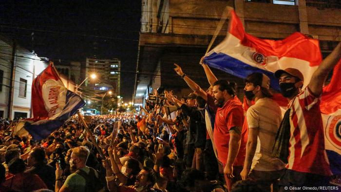 Protestas en Paraguay.