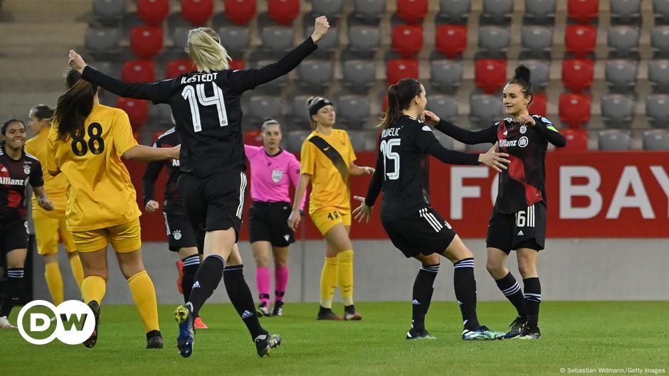 Frauen Champions League: Bayern München zieht ins Viertelfinale ein |  Sport |  Deutscher Fußball und wichtige internationale Sportnachrichten  DW