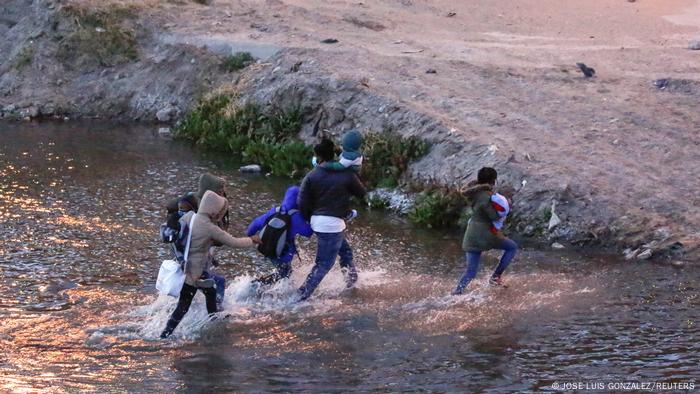 USA Migranten Grenze Mexiko Texas USA