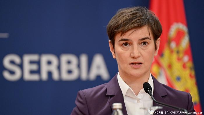 Serbien Ministerpräsidentin Ana Brnabic 