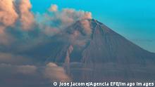 Volcán Sangay en Ecuador genera 122 explosiones 