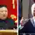 جو بایدن، رئیس جمهور آمریکا و کیم جونگ اون، رهبر کره شمالی